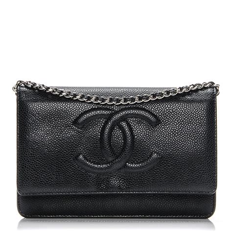 chanel timeless woc black caviar|CHANEL.